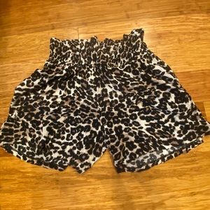 Cheetah print shorts